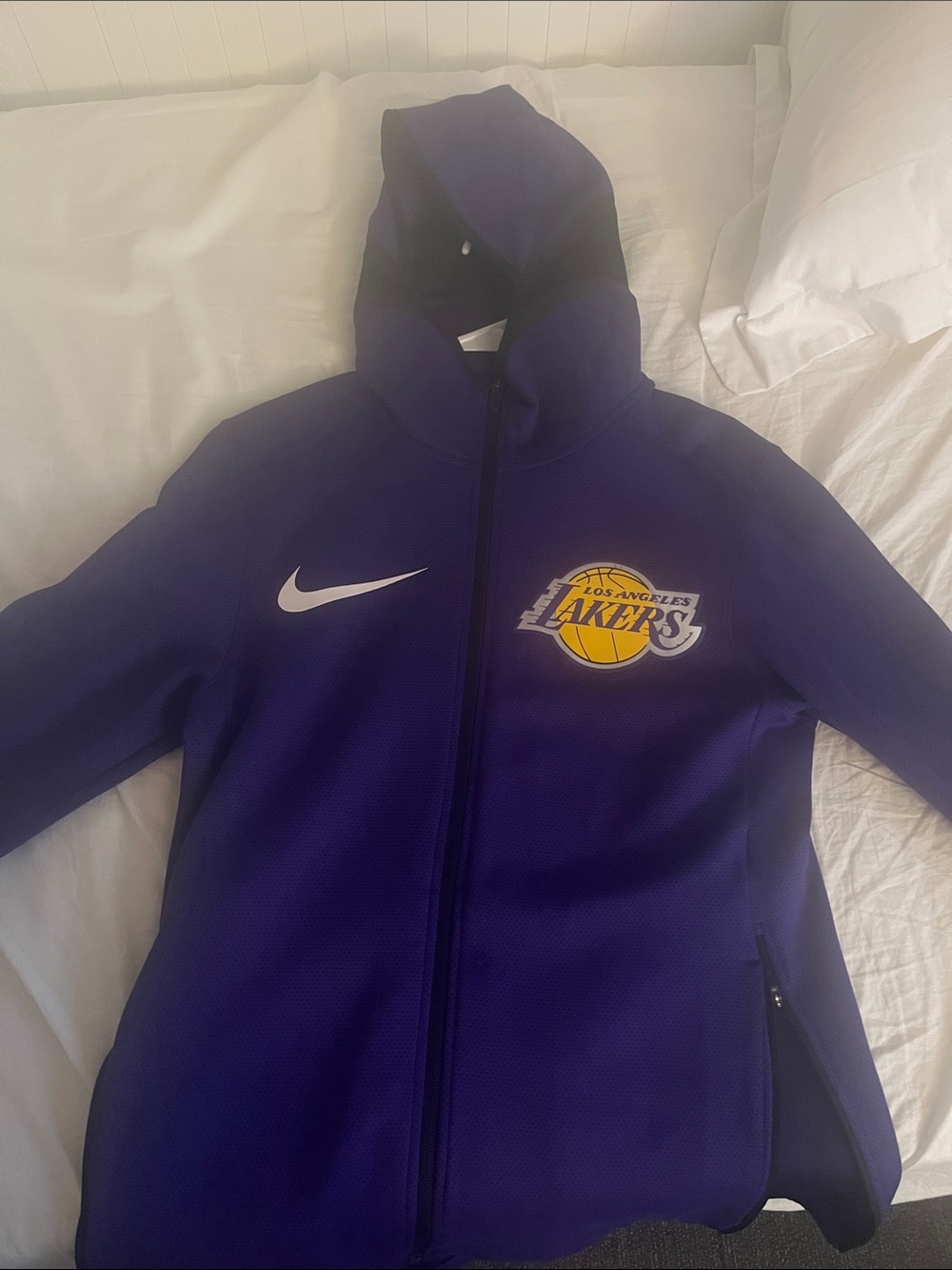 Nike Purple Los Angeles Lakers Full-Zip Hoodie